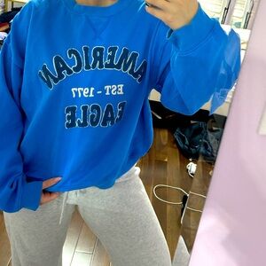 Blue American Eagle Sweatshirt